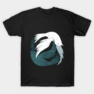 Yin Yang Birds in Flight T-Shirt